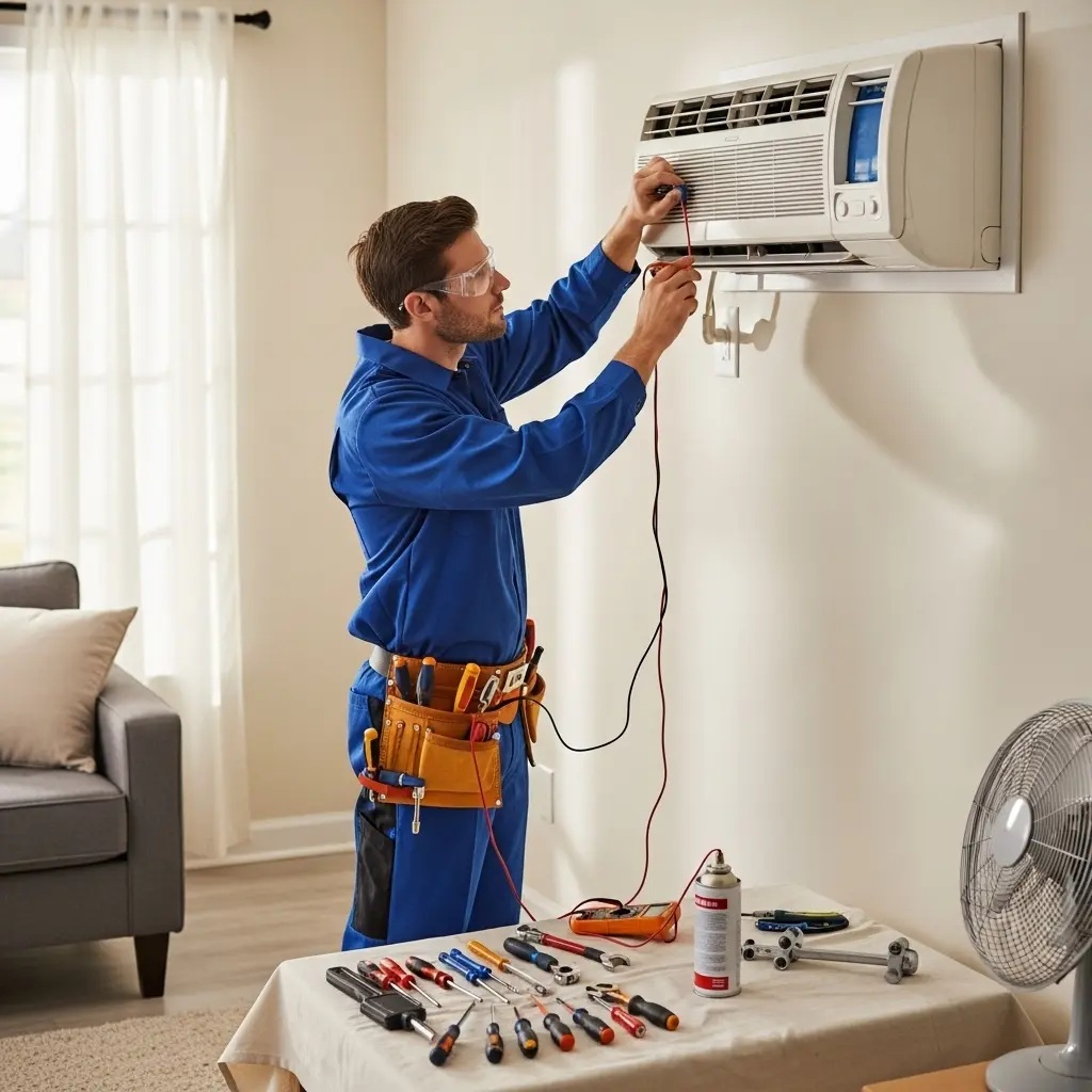 Demirci Airfel Airfel klima gaz dolumu ve bakım – Enerji verimliliği artırıldı. - Teknik servis örneği